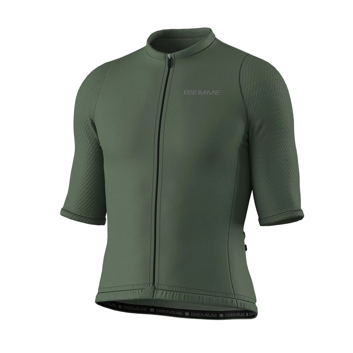 A11R2022M_VERDE_DAVANTI_BIEMMESPORT_MAGLIA_MANICA_CORTA_UOMO #colore_verde-militare