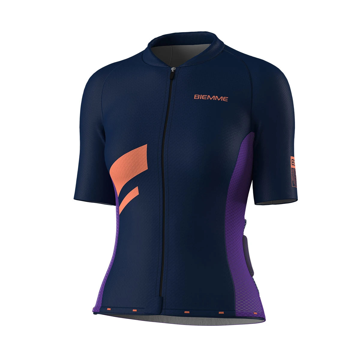 A12R2012L_MARINO-VIOLA_DAVANTI_BIEMMESPORT_MAGLIA_MANICA_CORTA_DONNA #colore_marino-viola
