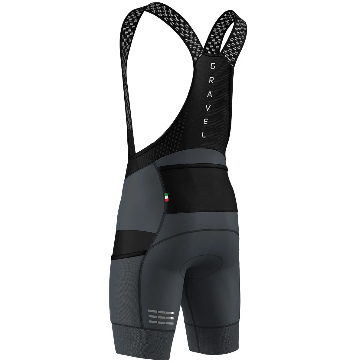 A21R201M_ANTRACITE_DIETRO_BIEMMESPORT_PANTALONCINO_CARGO_UOMO_CON_BRETELLE