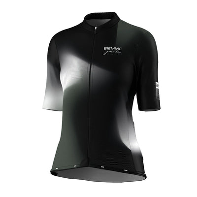 A11R2012L_NERO-VERDE_DAVANTI_BIEMMESPORT_MAGLIA_MANICA_CORTA_DONNA 