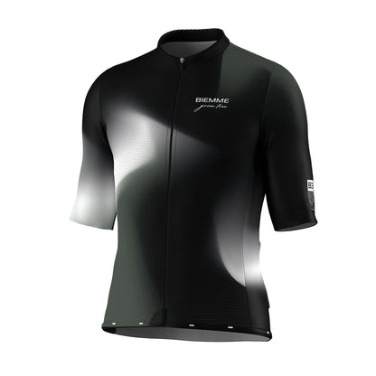 A11R2012M_NERO-VERDE_DAVANTI_BIEMMESPORT_MAGLIA_MANICA_CORTA_UOMO #colore_nero