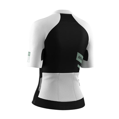 A12R2012L_BIANCO-NERO_DIETRO_BIEMMESPORT_MAGLIA_MANICA_CORTA_DONNA #colore_bianco-nero