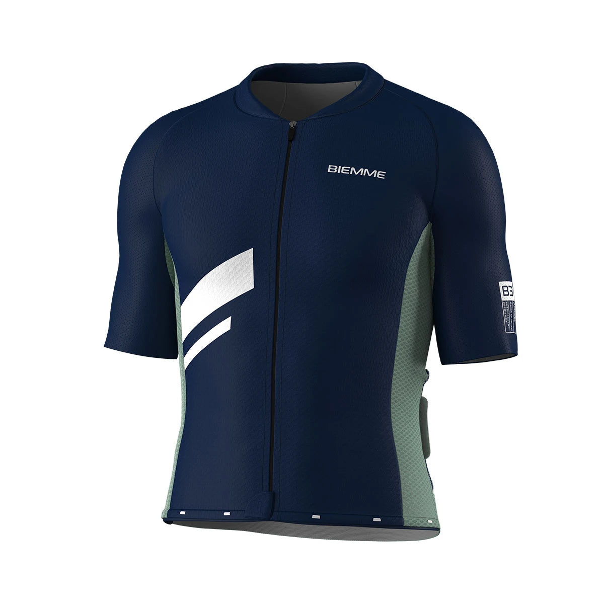 A12R2012M_MARINO-SALVIA_DAVANTI_BIEMMESPORT_MAGLIA_MANICA_CORTA_UOMO #colore_marino-salvia
