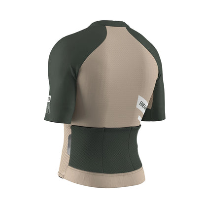 A12R2012M_VERDE-SABBIA_DIETRO_BIEMMESPORT_MAGLIA_MANICA_CORTA_UOMO #colore_verde-militare-sabbia