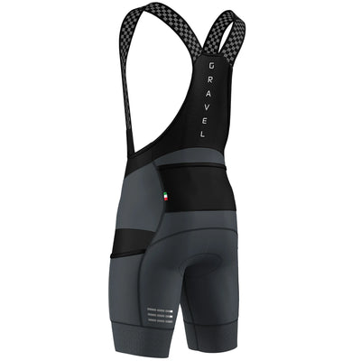A21R201M_ANTRACITE_DIETRO_BIEMMESPORT_PANTALONCINO_CARGO_UOMO_CON_BRETELLE #colore_grigio